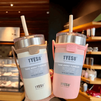 Vaso Térmico Tyeso 710ml con Soga Acero Inox Premium