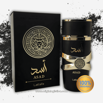 Lattafa Asad Black EDP 100ml – Fragancia Árabe de Máxima Potencia