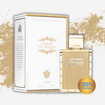 Lattafa The Kingdom Masculino EDP 100ml – Edición Luxury White