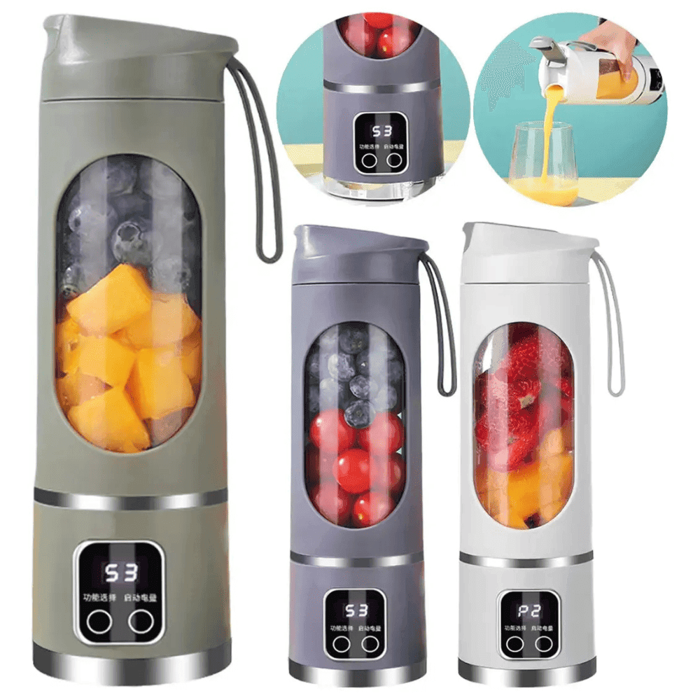 Licuadora Portátil Recargable 450ml Multifunción 50W - Image 7